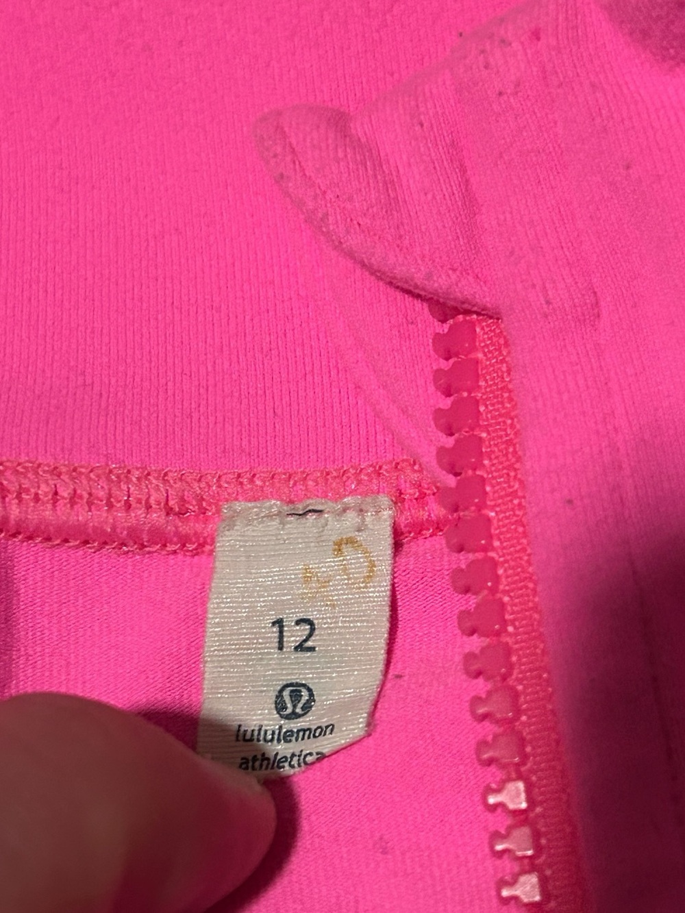 Lululemon Women's Pink Quilted Zipper Performance Jacket Long Sleeved Pockets - Picture 4 of 8